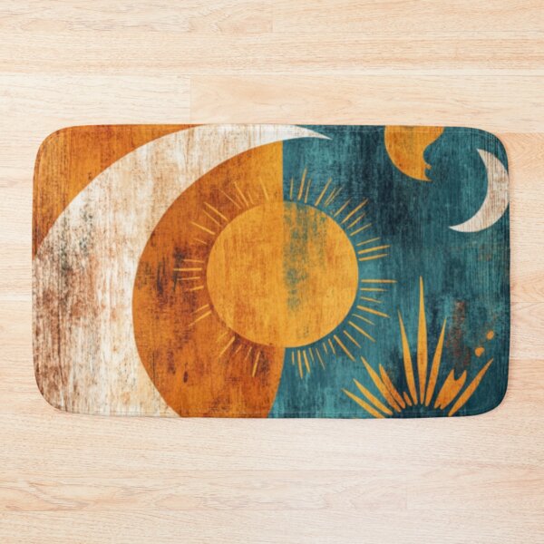 Item preview, Celestial Desert Mirage - Boho Sun and Moon Abstract Earthy Terracotta designed and sold by GSizzle1.