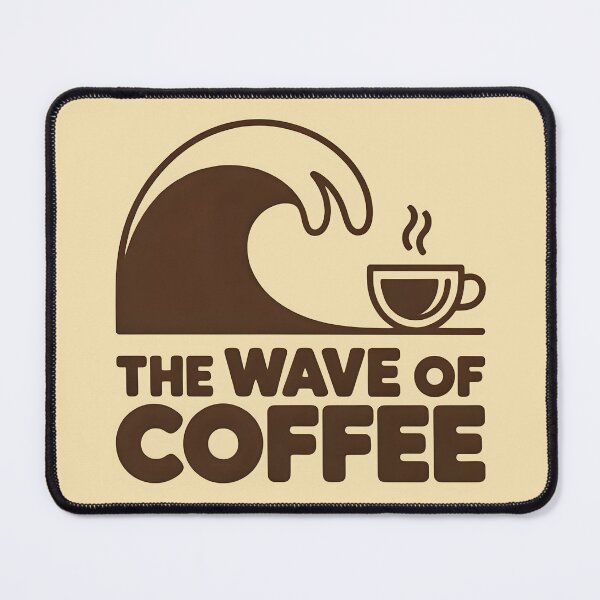 Item preview, The Wave of Coffee | Coffee Lover Art Shirt designed and sold by Milosstudio.