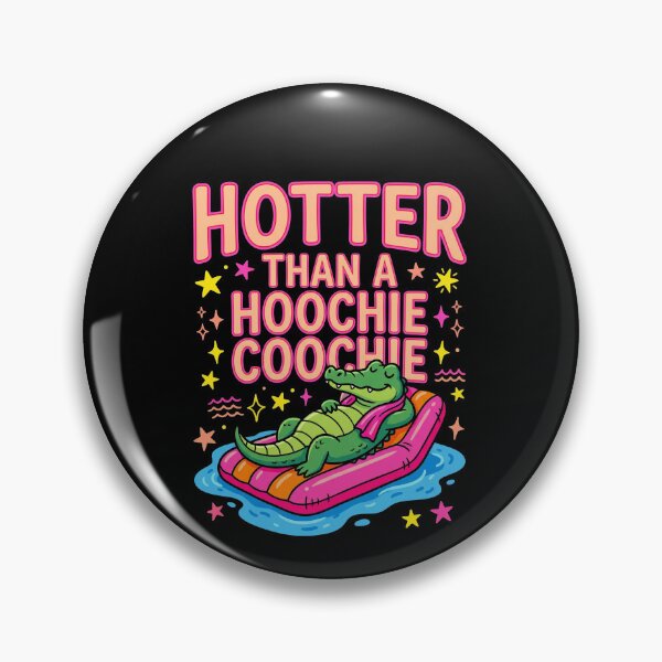 Item preview, Hotter Than A Hoochie Coochie Alligator Summer Vacation Country Music Humor designed and sold by SofenArt.
