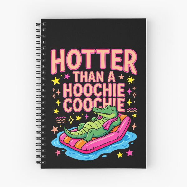 Item preview, Hotter Than A Hoochie Coochie Alligator Summer Vacation Country Music Humor designed and sold by SofenArt.
