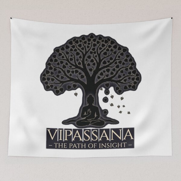 Item preview, Vipassana – The Path of Insight | Mindfulness Zen Meditation Spiritual Design designed and sold by ArtsyExplorer.