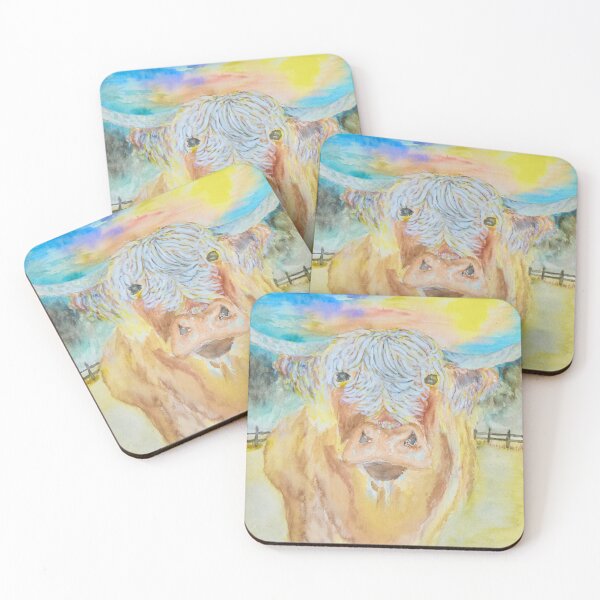 Item preview, Highland Cattle at Sunset designed and sold by Art on Twine.