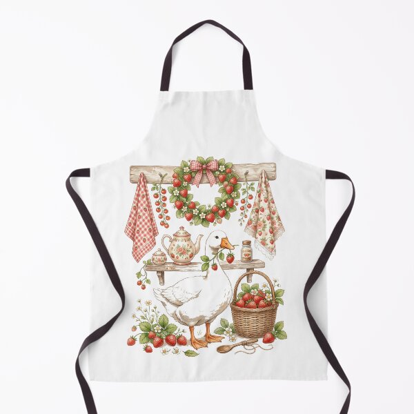 Item preview, Strawberry Duck Cottagecore Farmhouse Garden designed and sold by SofenArt.