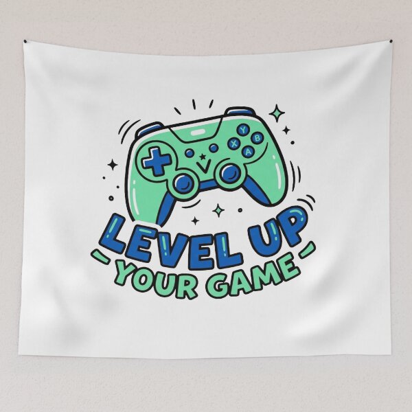 Item preview, Video game controller with gamer phrase designed and sold by Gamershop22025.