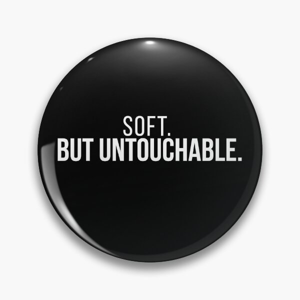 Item preview, Feminine Quote-Soft But Untouchable , Minimalist Gift Idea designed and sold by Anyshca.