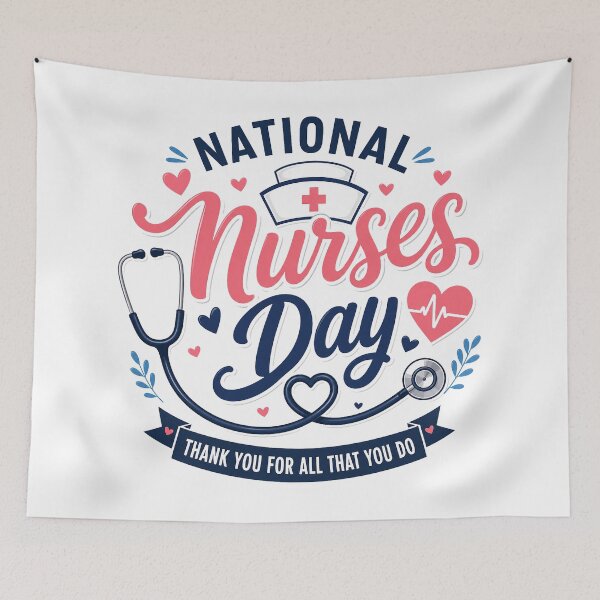 Item preview, NATIONAL NURSES DAY THANKS YOU FOR ALL THAT YOU DO designed and sold by thomastrai.
