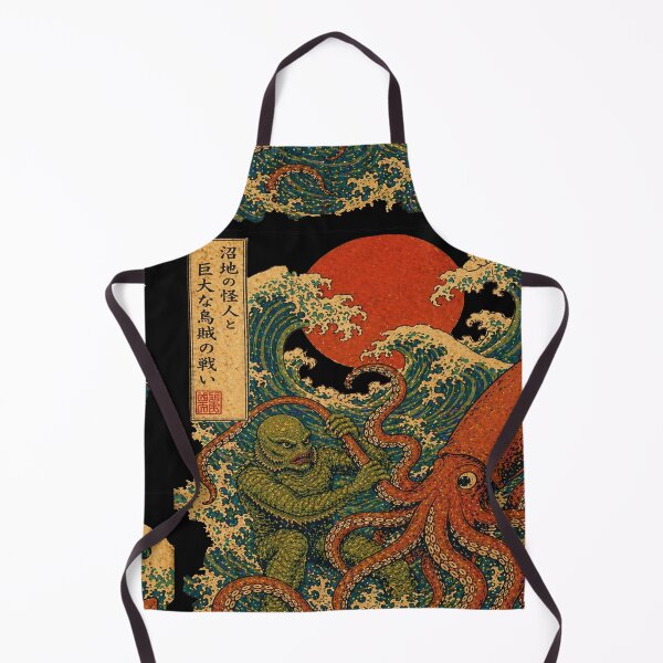 Item preview, Creature VS Squid Japanese Style Art designed and sold by judgehydrogen.