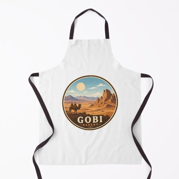 Item preview, Gobi Desert Vintage Travel Art Circle Emblem designed and sold by MaateoDesign.