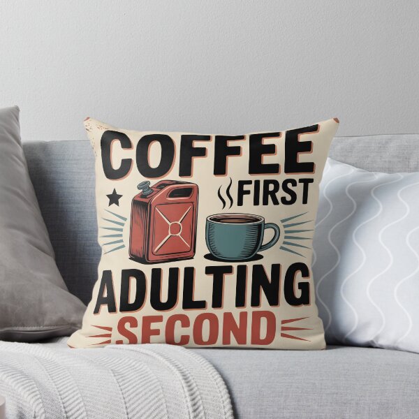 Item preview, Coffee First Adulting Second – Funny Coffee Lover Gift Shirt designed and sold by T-ShirtArtTom.