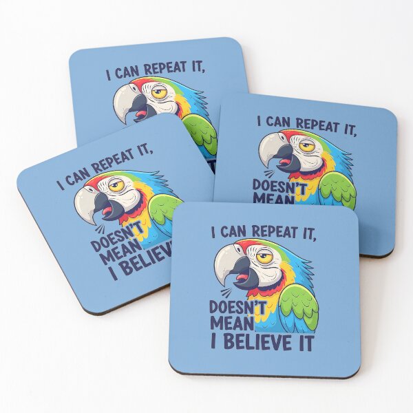 Item preview, Sarcastic Skeptical Parrot designed and sold by UrbanPrts.