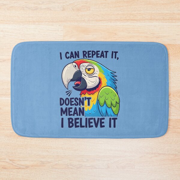 Item preview, Sarcastic Skeptical Parrot designed and sold by UrbanPrts.