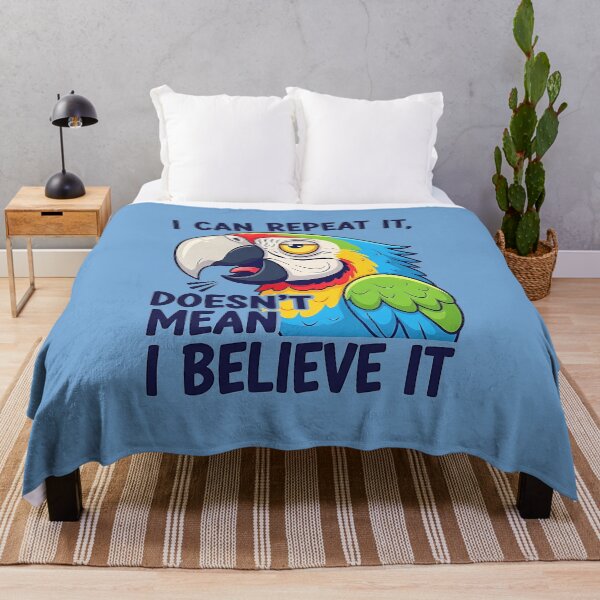 Item preview, Sarcastic Skeptical Parrot designed and sold by UrbanPrts.
