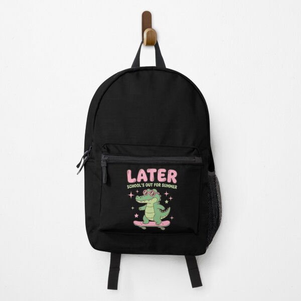 Item preview, Later School's Out For Summer Crocodile Skater Student Vacation designed and sold by SofenArt.