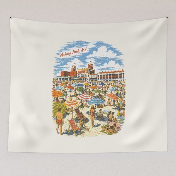 Item preview, Vintage Asbury Park Souvenir Shirt Graphic designed and sold by Tonyv773.