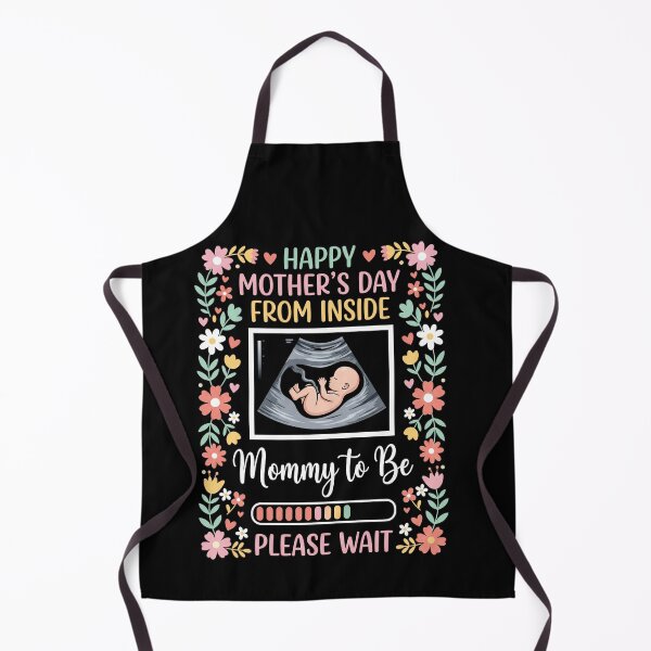 Item preview, Happy Mother's Day From Inside Mommy To Be Please Wait Expecting Mother Pregnancy Announcement designed and sold by SofenArt.