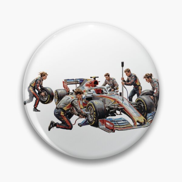 Item preview, Pit Crew Painting – Dynamic Action Scene designed and sold by ticzla95.