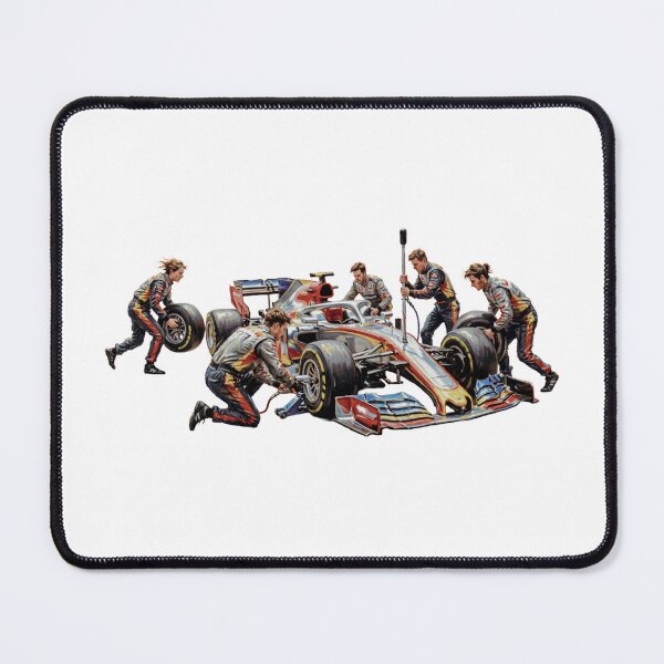 Item preview, Pit Crew Painting – Dynamic Action Scene designed and sold by ticzla95.