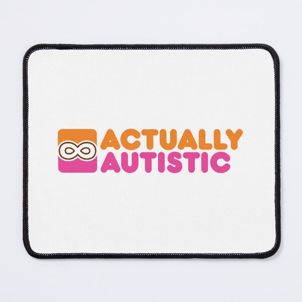 Item preview, ndvh Actually Autistic (some kind of donut) designed and sold by Nik’s T-Shirts.