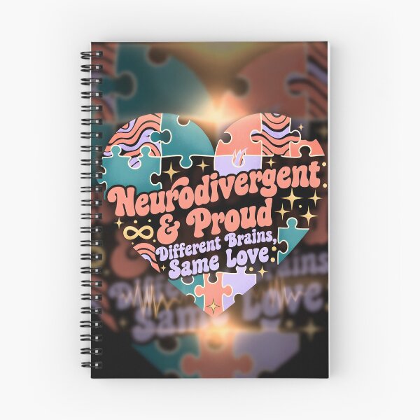 Item preview, NEURODIVERGENT PRIDE HEART Love designed and sold by AccidentalArtist.