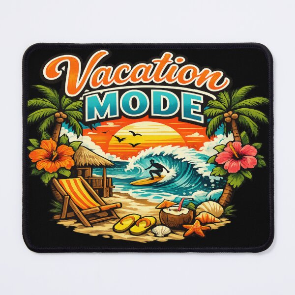 Item preview, Vacation Mode – Retro Tropical Summer Design | Surf Beach Sunset Aesthetic designed and sold by NeQiu's merch.
