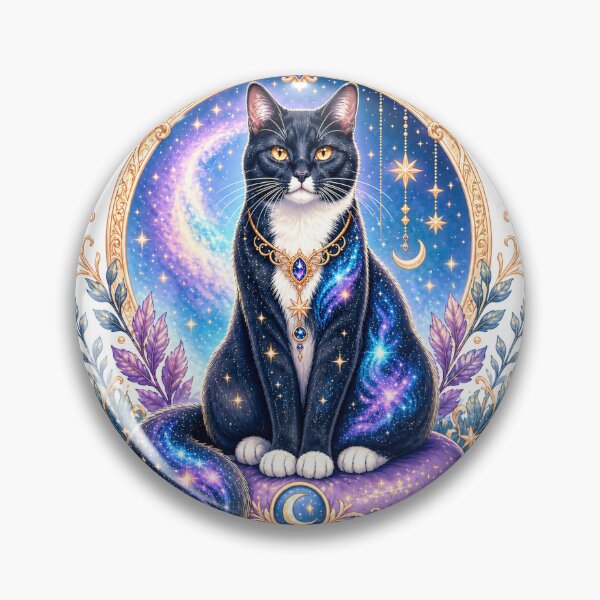 Item preview, Celestial Mystic Cat Art designed and sold by CasadiFrequenza.