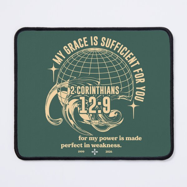 Item preview, 2 Corinthians 12:9 designed and sold by GraphicMondaze.
