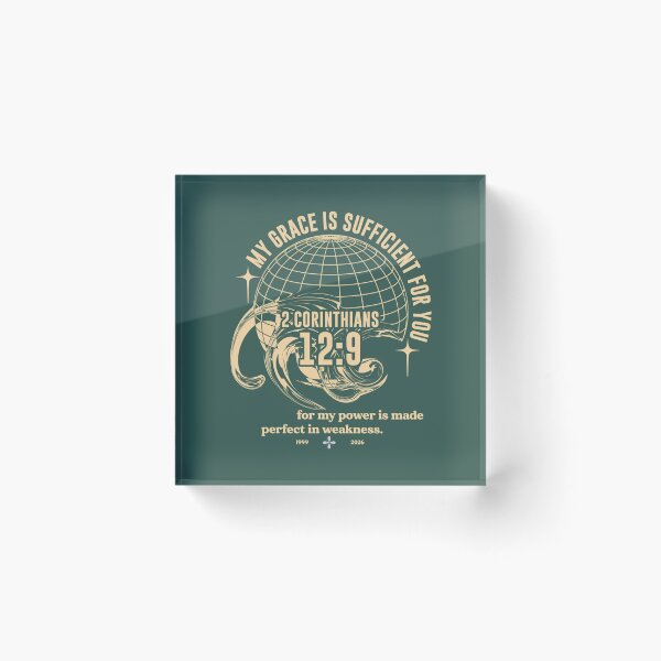 Item preview, 2 Corinthians 12:9 designed and sold by GraphicMondaze.