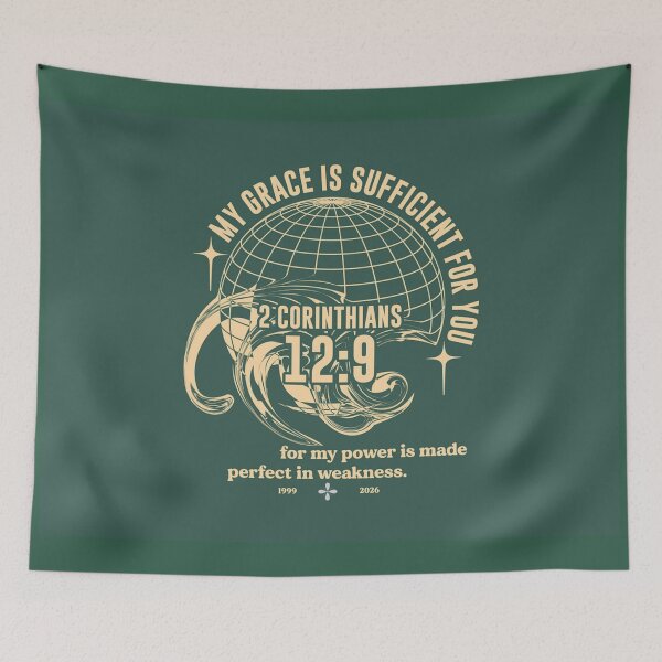 Item preview, 2 Corinthians 12:9 designed and sold by GraphicMondaze.