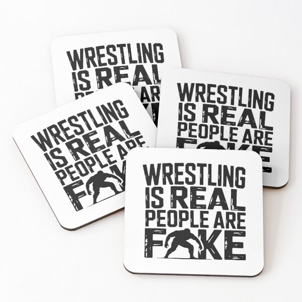 Item preview, Wrestling Is Real People Are Fake | Funny Wrestling Fan Shirt designed and sold by Milosstudio.