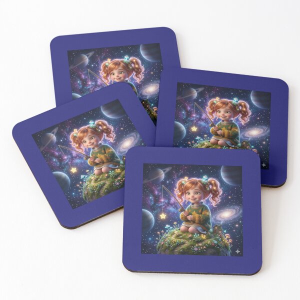 Item preview, ​Star Fisher in Space (Space Cottagecore). designed and sold by JoyNest = "The nest of joy".