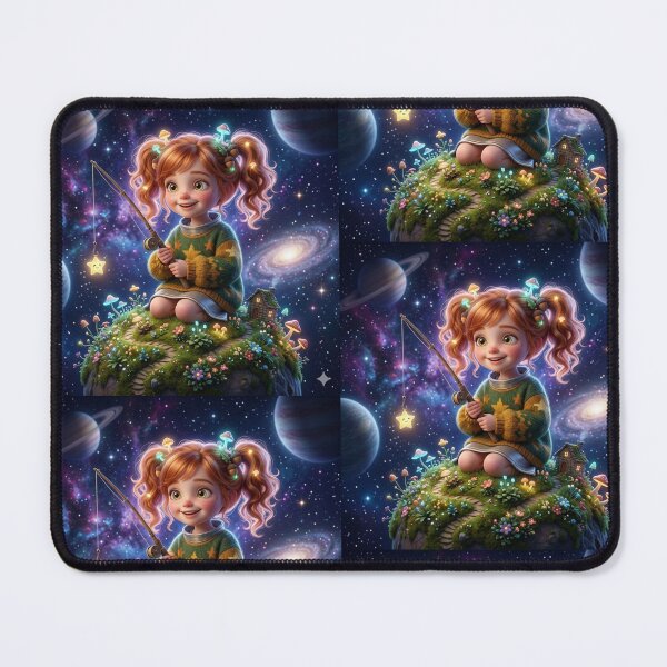 Item preview, Star Fisher in Space (Space Cottagecore). designed and sold by JoyNest = "The nest of joy".