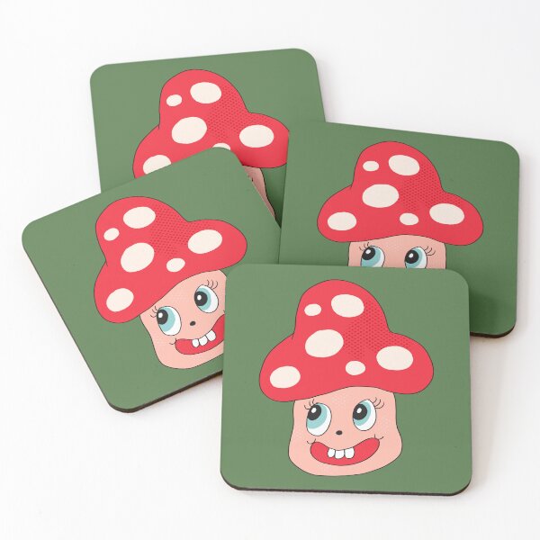 Item preview, Spookers the Funny Toadstool (Green) designed and sold by yellowflowerhut.