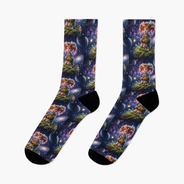 Item preview, ​Star Fisher in Space (Space Cottagecore). designed and sold by JoyNest = "The nest of joy".