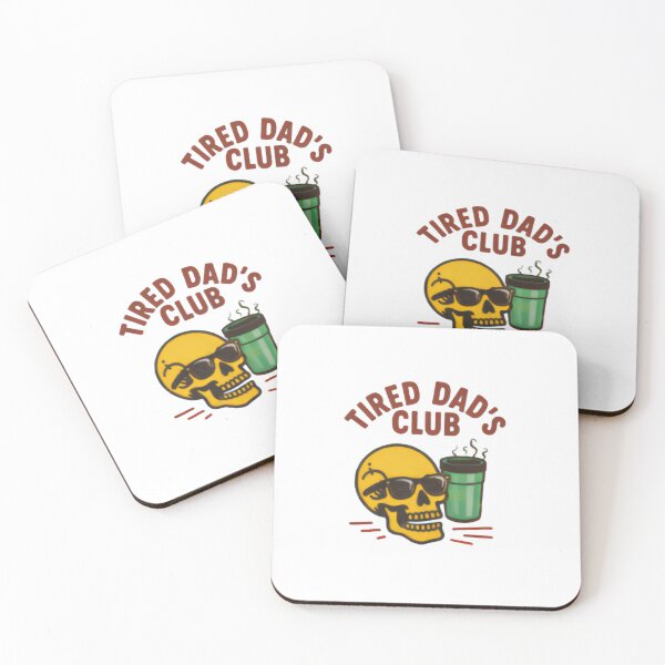 Item preview, Tired Dad’s Club — Funny Fatherhood Illustration for Exhausted Parents designed and sold by Colorful-Garden.