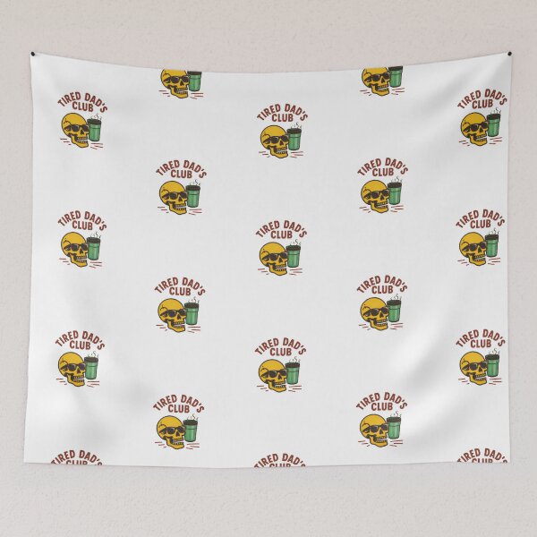 Item preview, Tired Dad’s Club — Funny Fatherhood Illustration for Exhausted Parents designed and sold by Colorful-Garden.