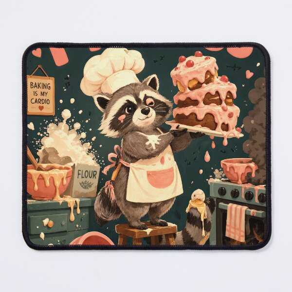 Item preview, Wall Art - Postcard - Trust the Process Raccoon designed and sold by ForeverPrintsOK.