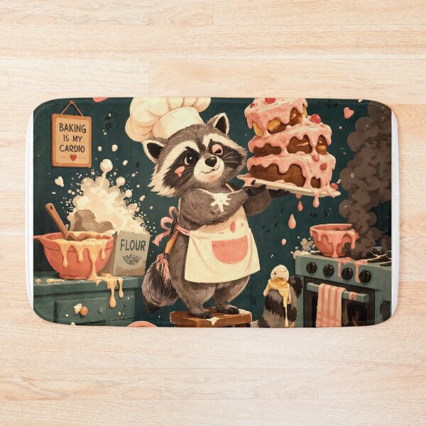 Item preview, Wall Art - Postcard - Trust the Process Raccoon designed and sold by ForeverPrintsOK.