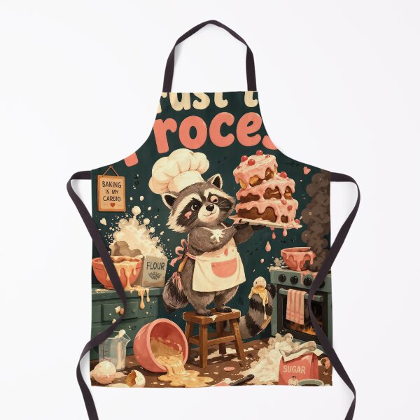 Item preview, Wall Art - Postcard - Trust the Process Raccoon designed and sold by ForeverPrintsOK.