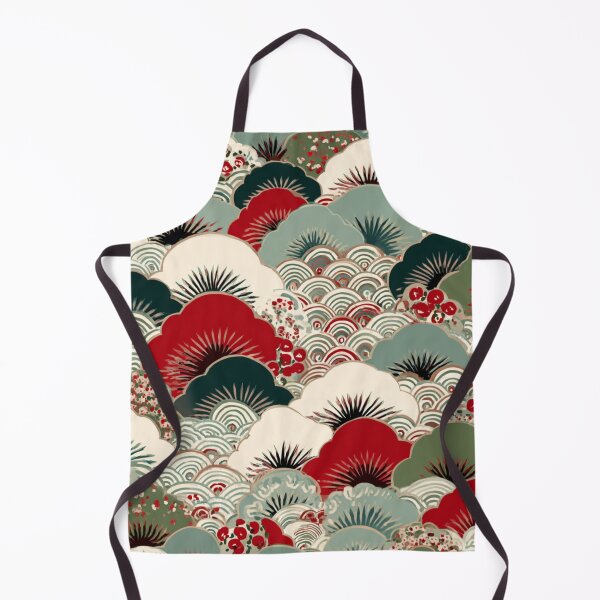 Item preview, Japanese Waves Clouds Pattern Aesthetic designed and sold by NicolasGlowArt.