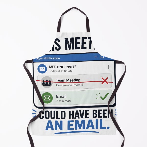 Item preview, This Meeting Could Have Been an Email Funny Office Humor Corporate Work Meme Minimalist Design designed and sold by StickyGuys.