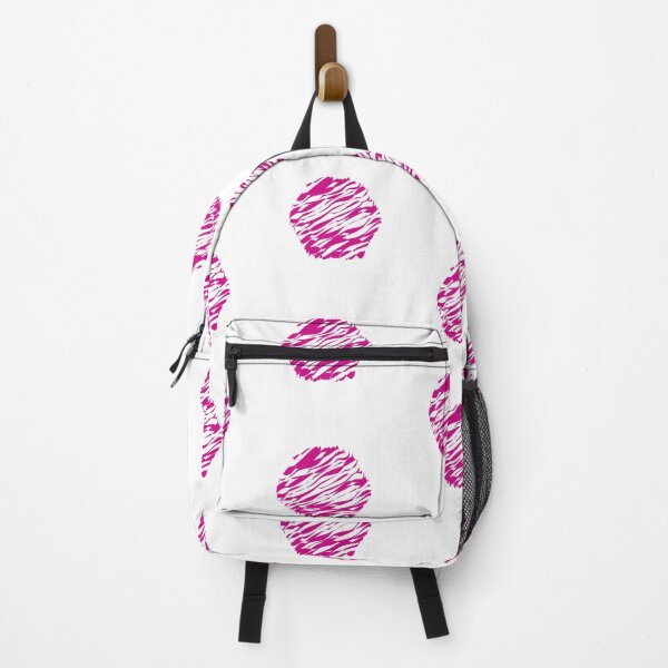 Item preview, Vibrant Pink Abstract Zebra Circle Pattern designed and sold by Theselinara.