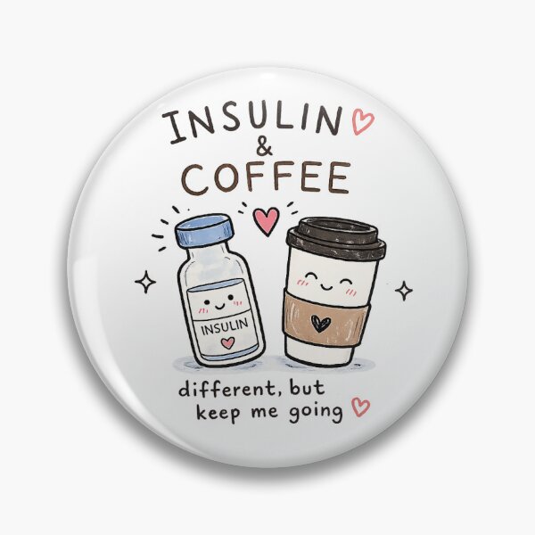 Item preview, Insulin and Coffee designed and sold by CloudieDesigns.