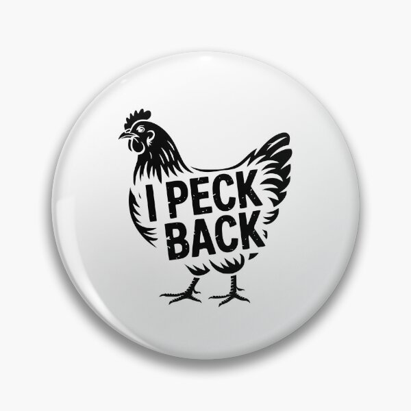 Item preview, I Peck Back designed and sold by theartfulaspie.