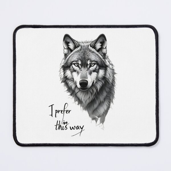 Item preview, Lone Wolf - "I Prefer in This Way" designed and sold by UrbanPrts.