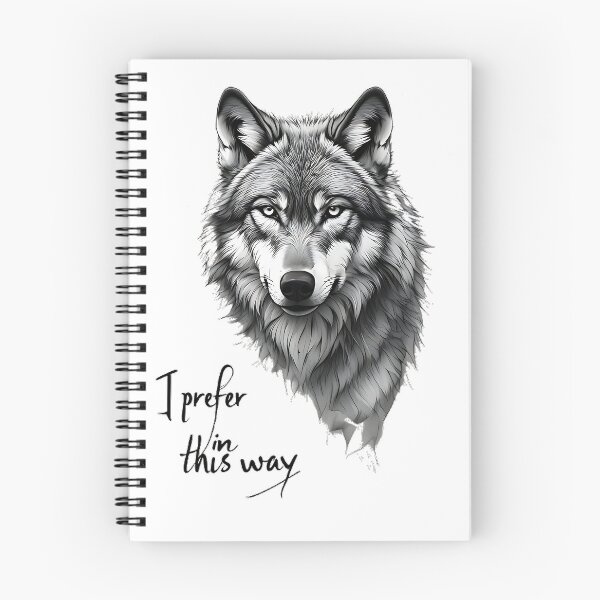 Item preview, Lone Wolf - "I Prefer in This Way" designed and sold by UrbanPrts.