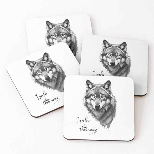 Item preview, Lone Wolf - "I Prefer in This Way" designed and sold by UrbanPrts.
