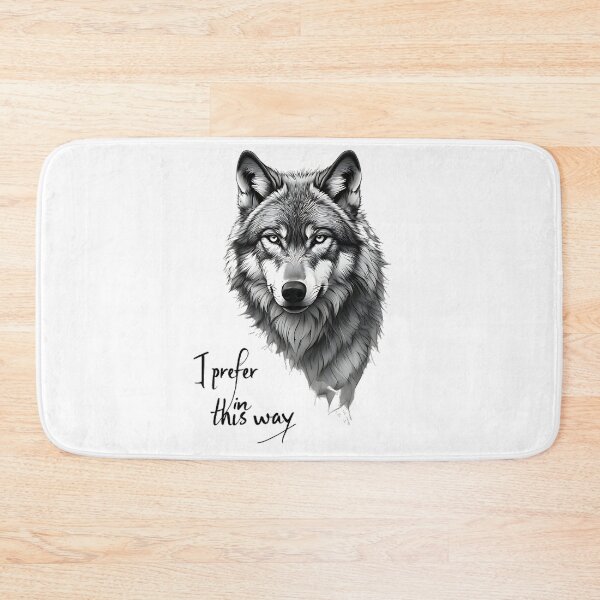 Item preview, Lone Wolf - "I Prefer in This Way" designed and sold by UrbanPrts.