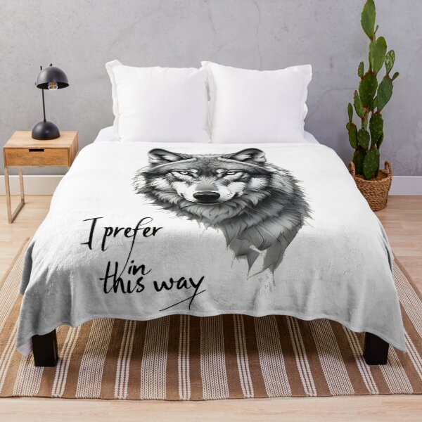 Item preview, Lone Wolf - "I Prefer in This Way" designed and sold by UrbanPrts.