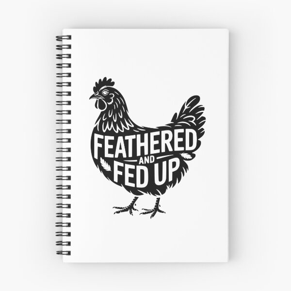 Item preview, Feathered And Fed Up designed and sold by theartfulaspie.