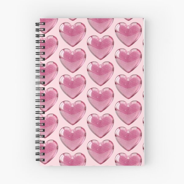 Item preview, ​Sparkling pink 3D glass heart shape  designed and sold by Meowyy.